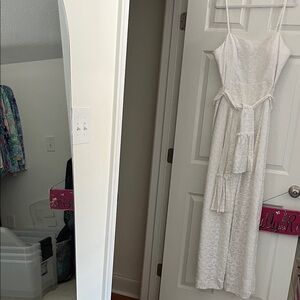 Lilly Pulitzer White Lace Jumpsuit